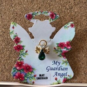 My Guardian Angel May "Emerald" Angel Pin